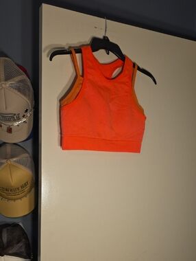Nwot Joylab Neon Orange Racerback Sports Bra